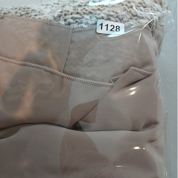 Simply Couture Womens Cream Knit Sweater Sequin Long Sleeve Top  Lagenlook XL - Picture 12 of 12